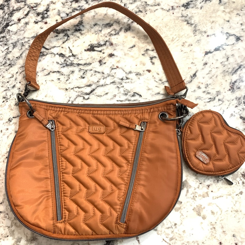 New Lug copper brown bag
